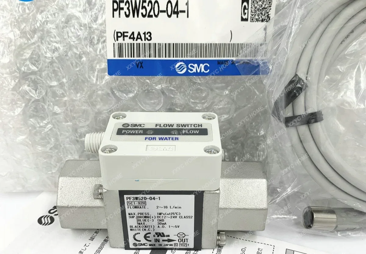 SMC Flow Switch PF3W520-04-1 1T PF3W520-03-2 2T Pf3w504 540