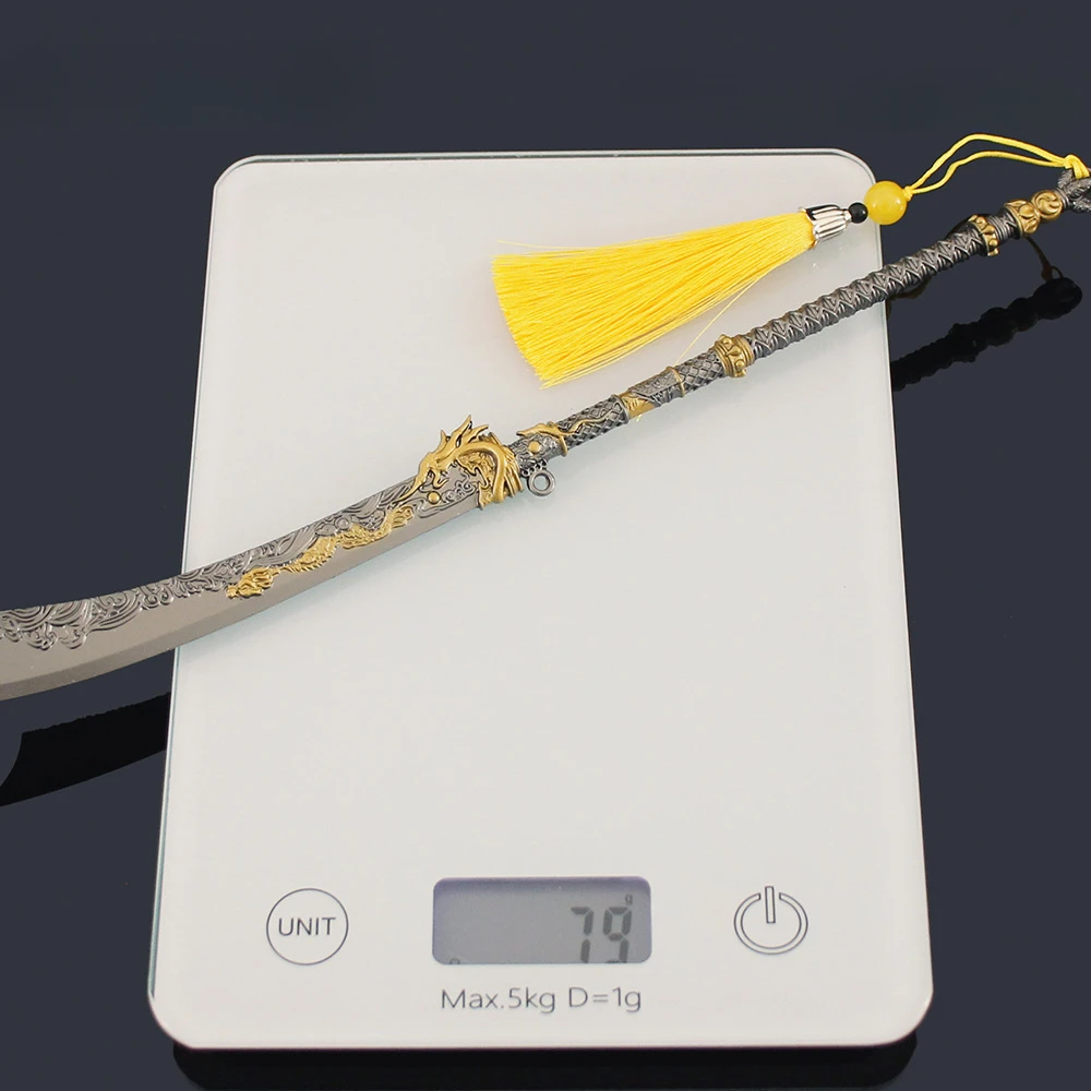 29 cm/11.4in Naraka: Bladepoint Mes Model Naamloze Mo Dao Oude Koude Wapens Rekwisieten Game Randapparatuur Ornamenten Jongen Speelgoed geschenken