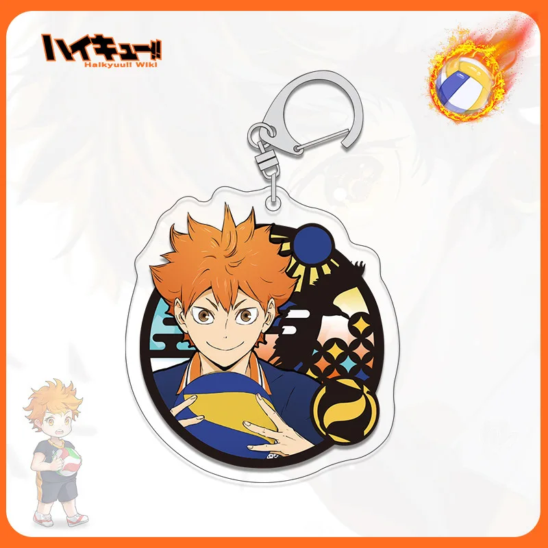 Animation Derivatives Key Chain Hinata Shoyo Tobio Kageyama Backpack Pendant Exquisite Brithday Gift for Best Friend or Children