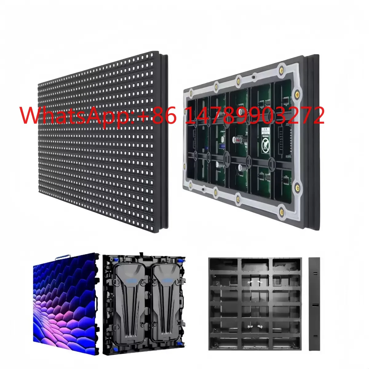 Factory Direct P2.5-P10 Outdoor LED Display Module 3000cd Waterproof Stadium Retail Advertising Screen