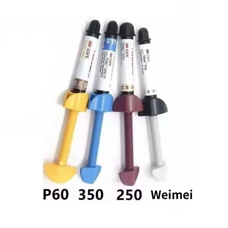 Dental Light Cured Resin 3M Z250 Z350 P60 Weimei Anterior Posterior Teeth Universal Type Dental Laboratory Filling Materials