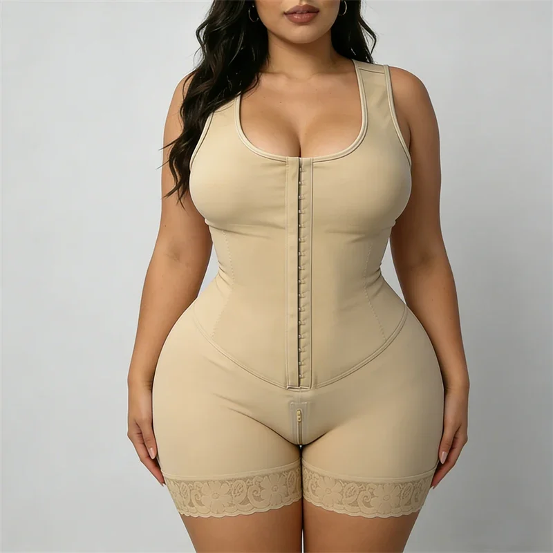 Fajas Girdles Tummy Control Bodysuit Slimming Colombian Shaper Compression Corset Corrective Sheath Butt Lifter Women Shapewear