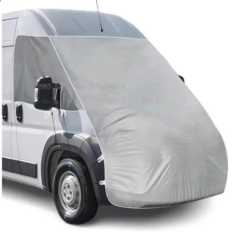 RV Caravan Bonnet Cover Waterproof Dustproof Tailgate Sunshade Rain Awning Tent Heat Insulation Protector