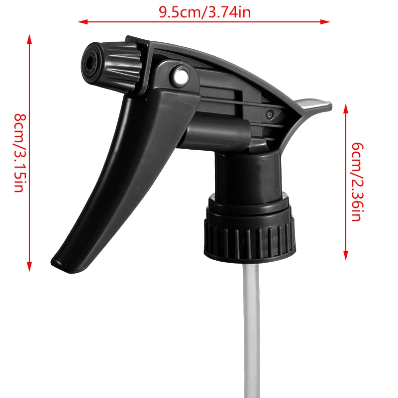 1Pc Adjustable Trigger Sprayer Heavy Duty Sprayer Head Acid And Alkali Resistant For Auto Detailing Car Cleaning Home Garden.