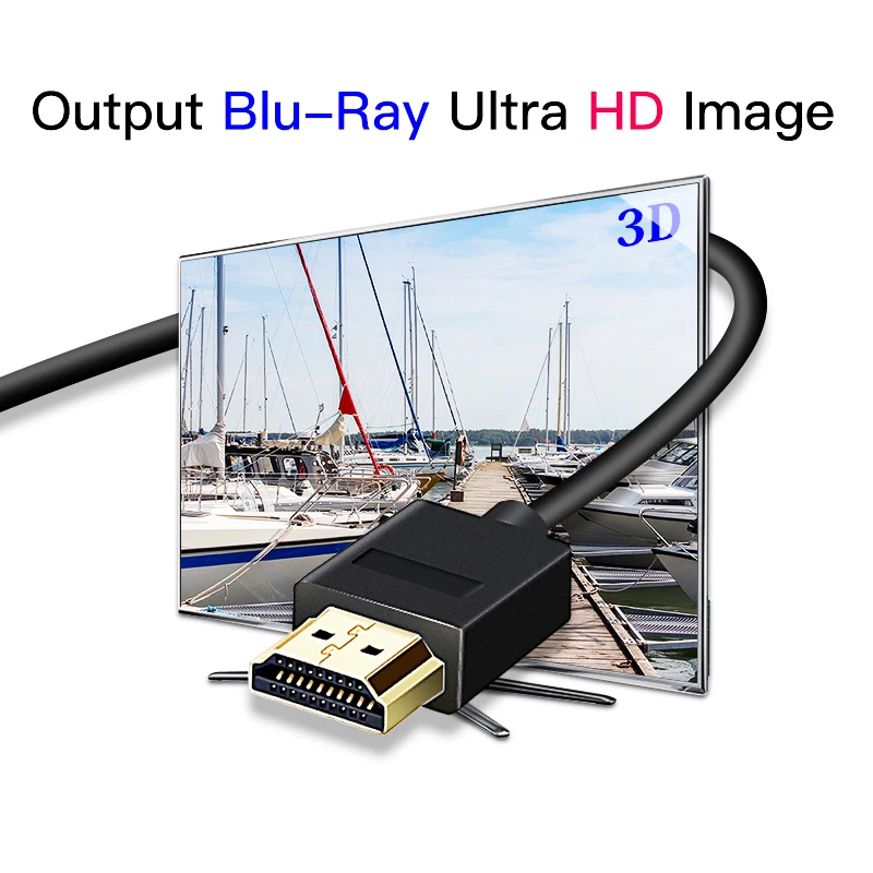 Shuliancable HDMI High Speed Male-Male 2.0 1080P 3D for Apple TV xbox computer 1m 1.5m 2m 3m 5m 7.5m 10m