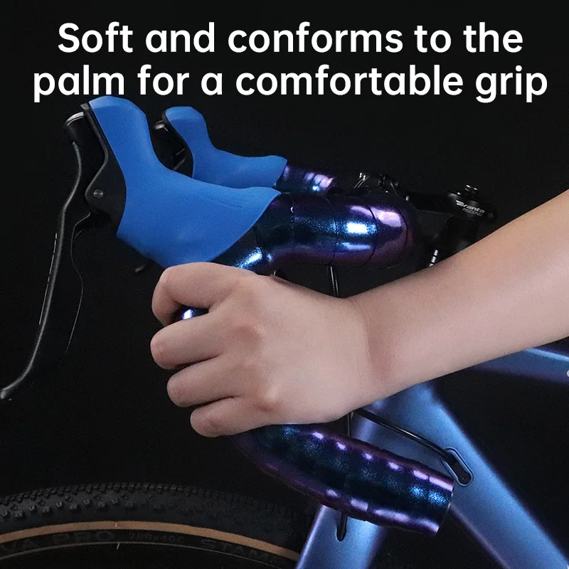 Straße Bunte Fahrrad Lenker Strap Schock Absorbieren Anti-slip PU Griff Bar Band Drop Wrap Strap Radfahren Bar Band Getriebe – Detail 3