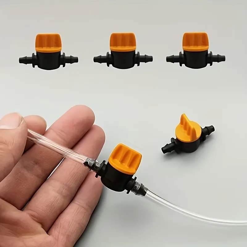 

36Pcs 4mm Tube Flow Control Valves, Mini Switch for Aquarium, Hydroponics & Drip Irrigation