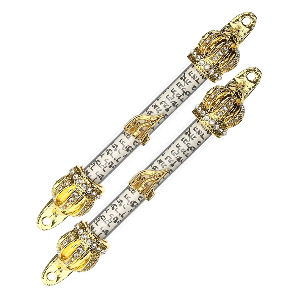 10 قطعة باب الكتاب المقدس المعدني Mezuzah باب يهودي Mezuzah المنزل المعادن Mezuzah باب المنزل Mezuzah اليهودية Mezuzah للباب الخارجي Hannuk