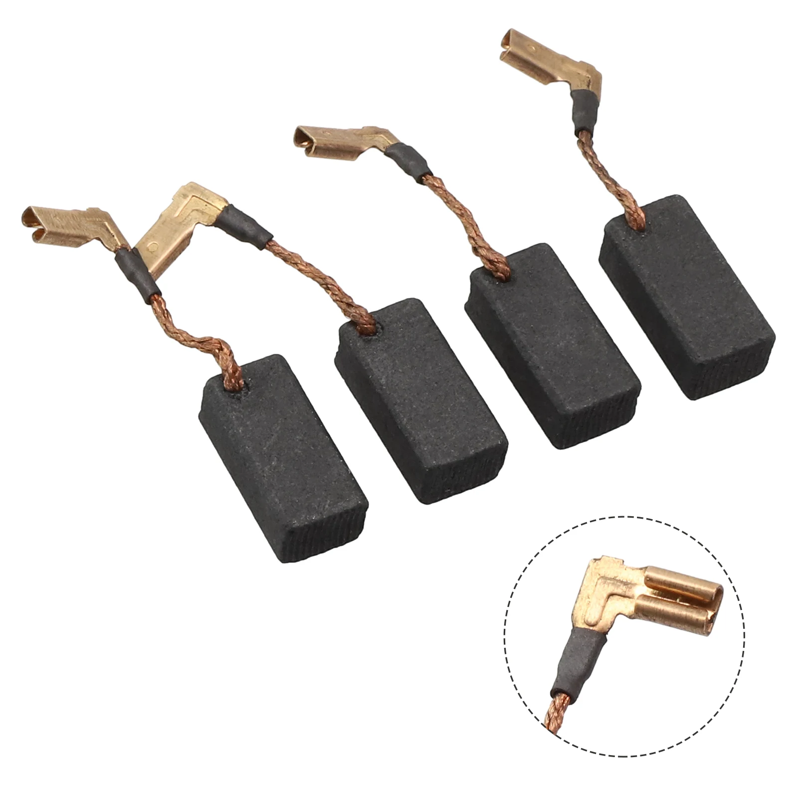 Balais de moteur en carbone pour meuleuse d'angle, pièce de rechange pour DWE4120 DWE4011 N097696, accessoires pour outils électriques, 4 pièces