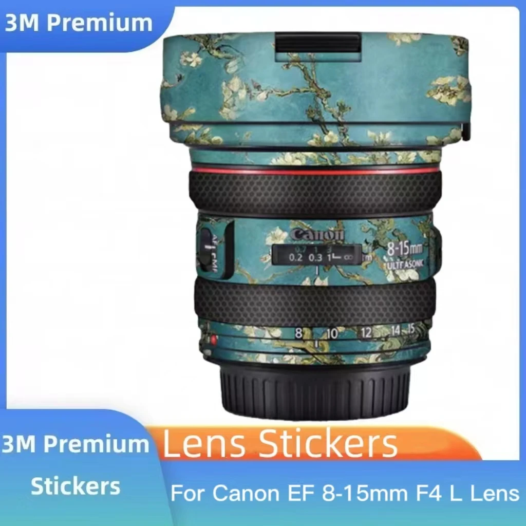 For Canon EF 8-15mm F4 L USM Anti-Scratch SLR Camera Lens Sticker Coat Wrap Protective Film Body Protector Skin Cover 8-15/4 F4L