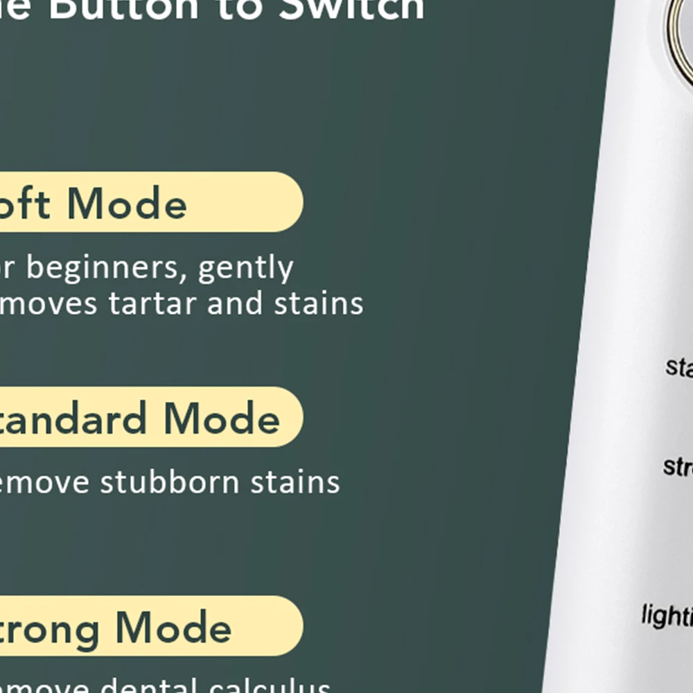 Визуальный электрический ультразвуковой очиститель зубов, 5 режимов, средство для удаления зубного камня, средство для удаления пятен на зубах, отбеливание зубов, уход за полостью рта