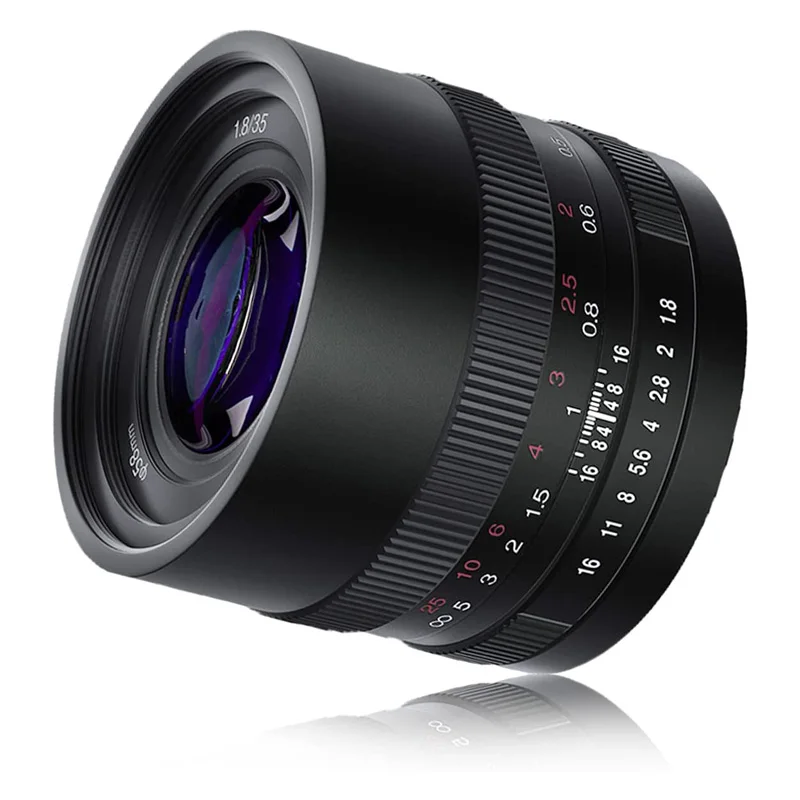 AstrHori 35mm F1.8 Large Aperture Full Frame Manual Prime Fixed Lens For Sony E-Mount Mirrorless Camera A7/A7R/A7S