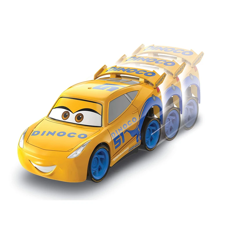 Disney Pixar Cars 3 Turbo Lightning Racers McQueen Jackson Storm Car Turbo Racers Cruz Ramirez mainan untuk hadiah ulang tahun anak-anak