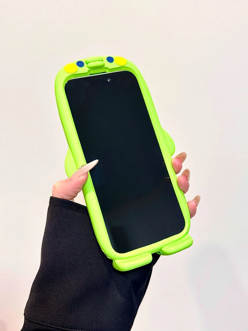 حافظة كارتونية لطيفة تماغوتشي ثلاثية الأبعاد مضادة للسقوط والغبار لهاتف آيفون 17 16 15 14 13 برو ماكس مضادة للخدش وقابلة للغسل من السيليكون #4