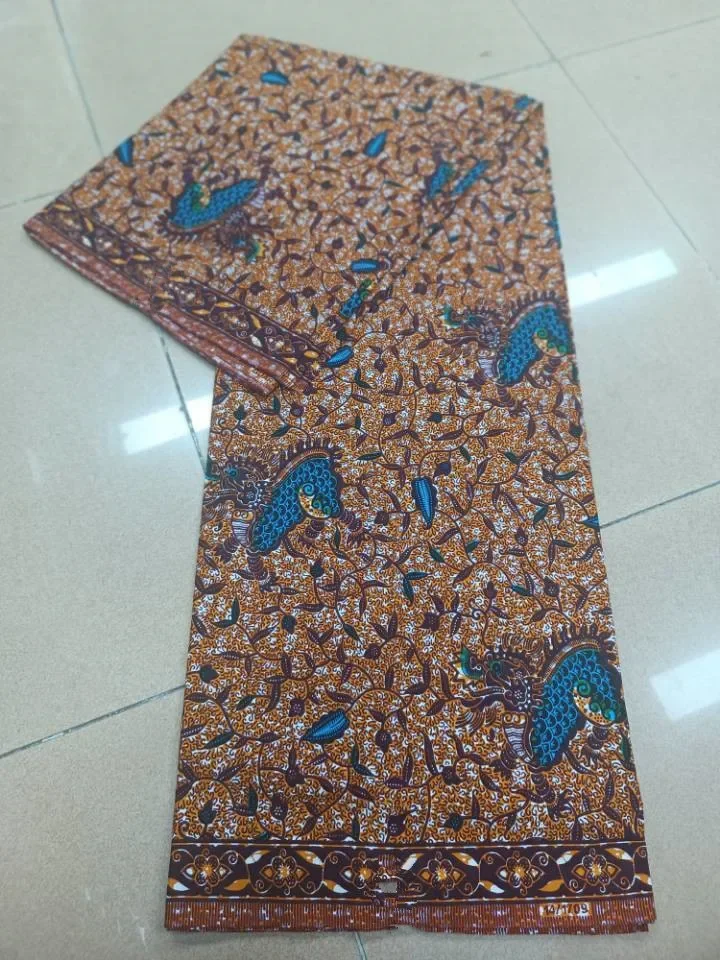 Factory Price Ankara Wax Fabric 100% Cotton Tissu Pagne Guaranteed Veritable African Real Wax Prints Fabric Nigeria Wax Fabrics