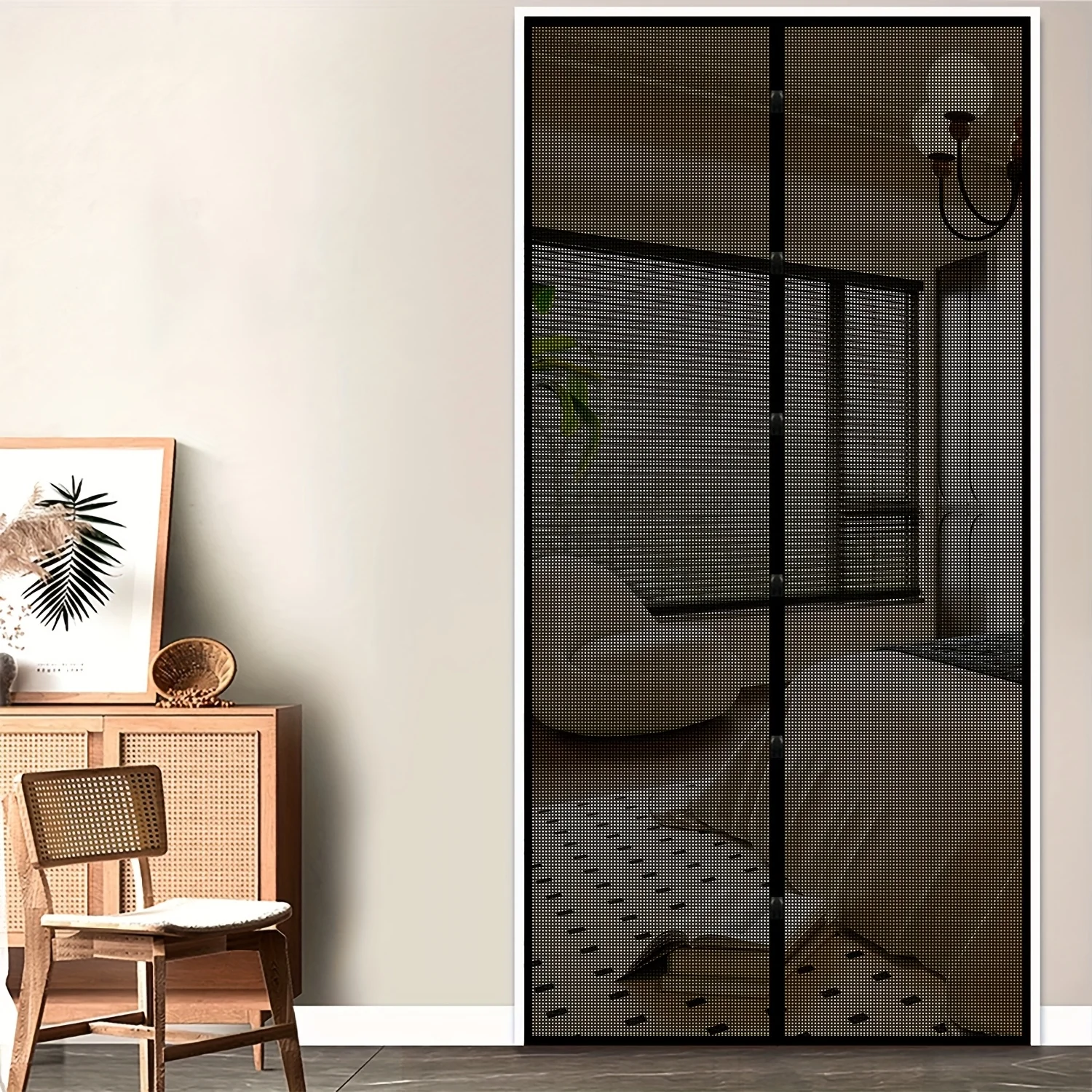 1 قطعة باب الشاشة المغناطيسية الحيوانات الأليفة ودية الحشرات والدليل على تدفق الهواء النقي سهلة التركيب لغرفة النوم غرفة المعيشة شرفة الصيف ديكور المنزل