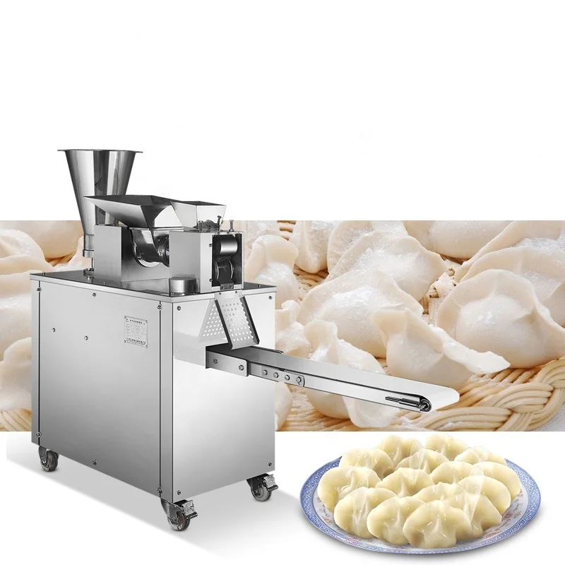 Dumpling Making Machine Stuffing-filling , Wrapper-making , Dumpling-forming Transmission