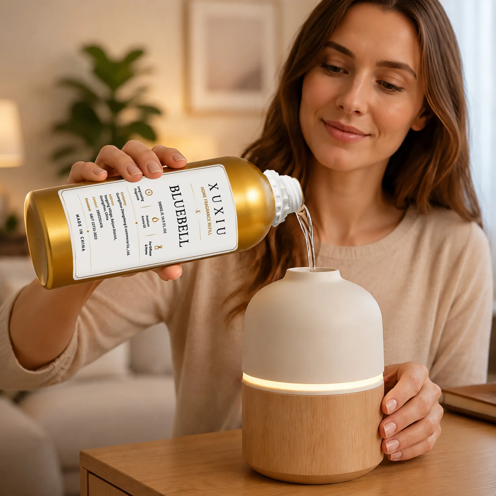 500ml. Non-flaming fragrance oil with long-lasting fragrance. Suitable for hotels and households. Scent diffuser. Diffuser