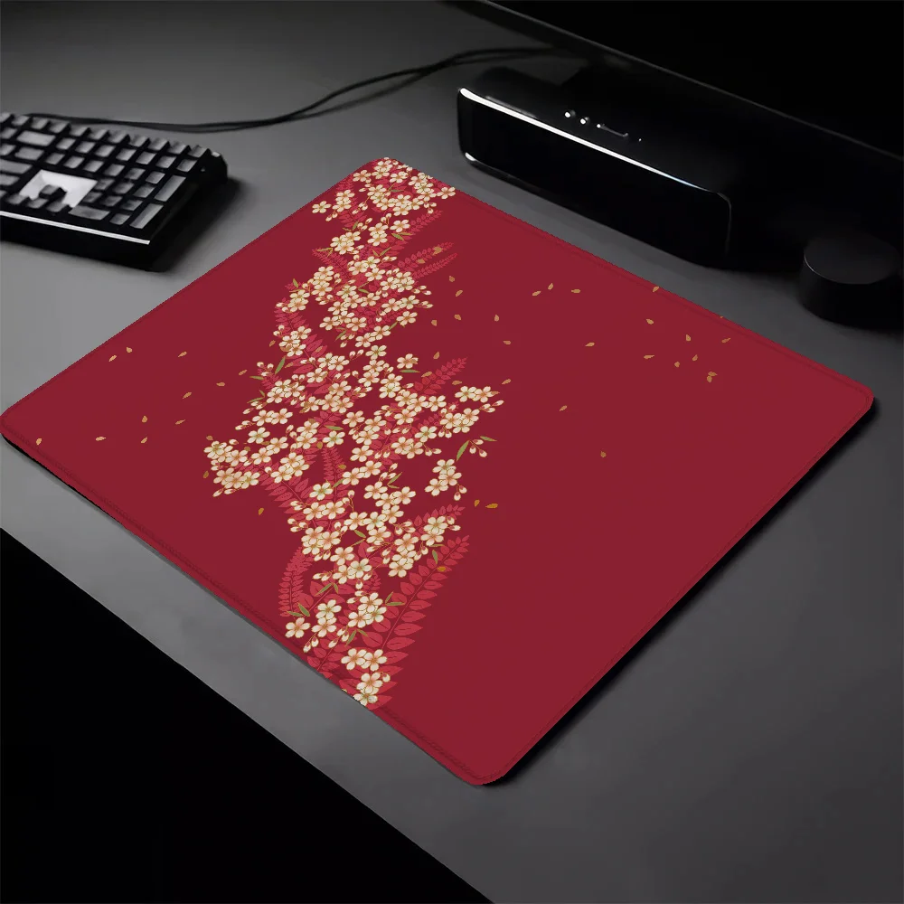 Small Pad Mouse Ped Flower Gaming Laptop Deskmat Mausepad Computer Mat Gamer Cabinet Pc Accessories Mousepad Mats Keyboard Mause