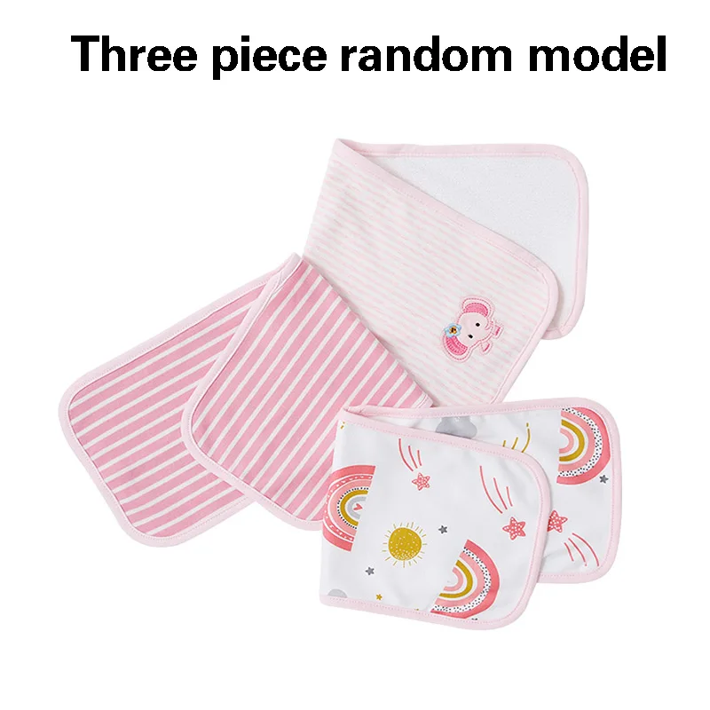 

Слюнявчик для младенцев, Защита плеч, слюнявчик, слюнявчик, слюна из чистого хлопка, набор из трех предметов