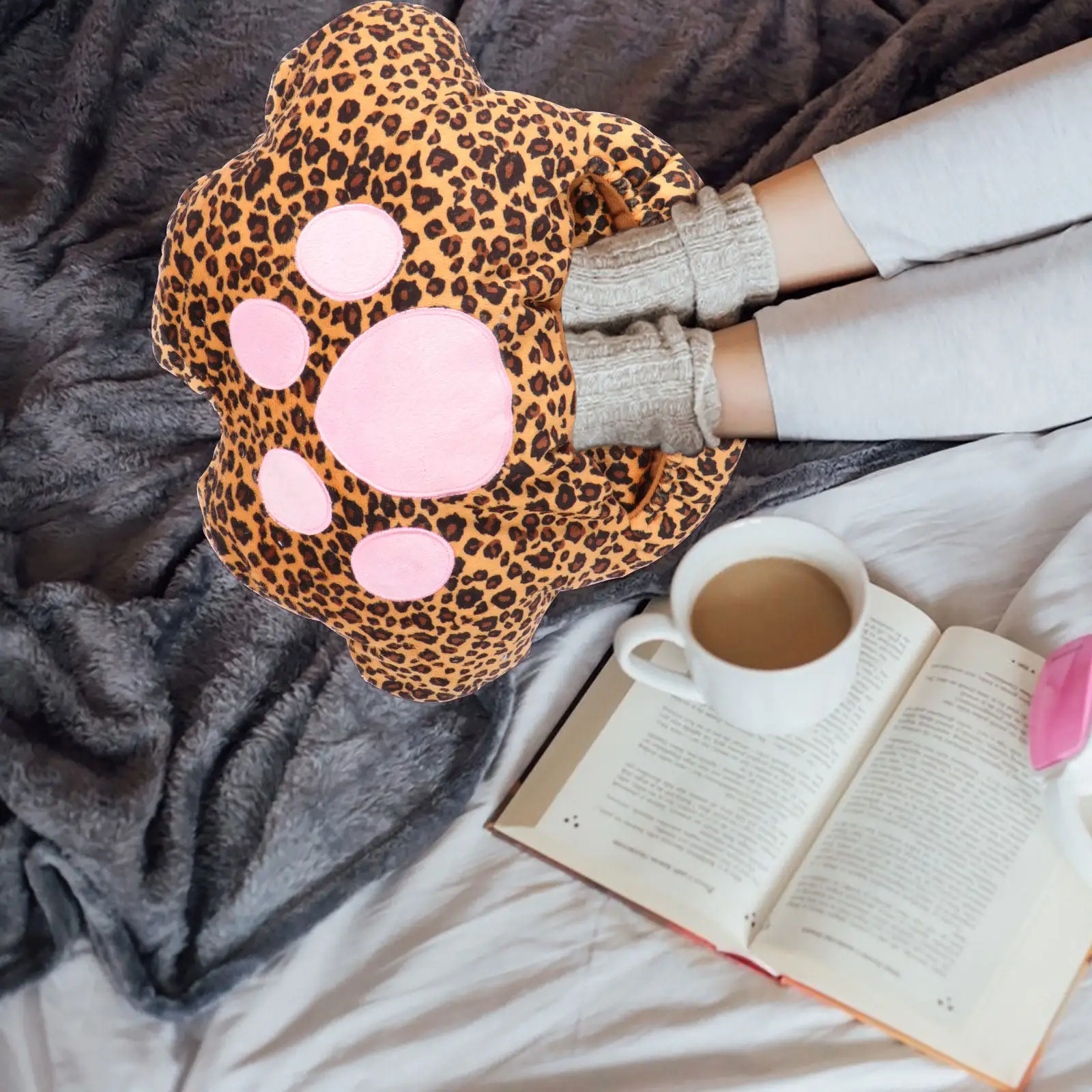 

1Pcs USB Foot Warmer Rapid Heating Foot Heater for Office Home Winter Warmer Shoes Non-Slip Hand Washable Temperature Lock