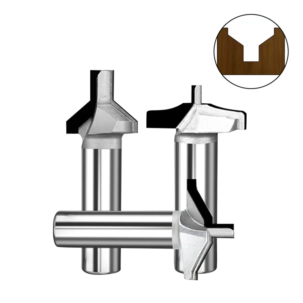 Diamond Wood Slotting Router Bit Trim Router Bit Tool Cabinet Wood Cutter For Furniture Solid Wood Plywood 12.7mm Shank