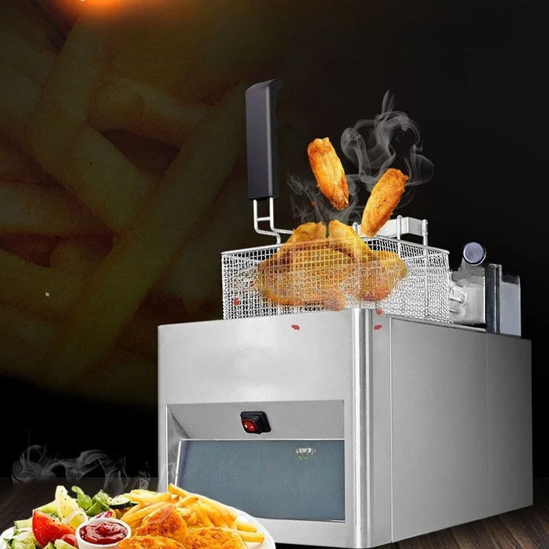 

Automatic lifting fryer, intelligent temperature control fryer, small fryer, desktop commercial frying equipment