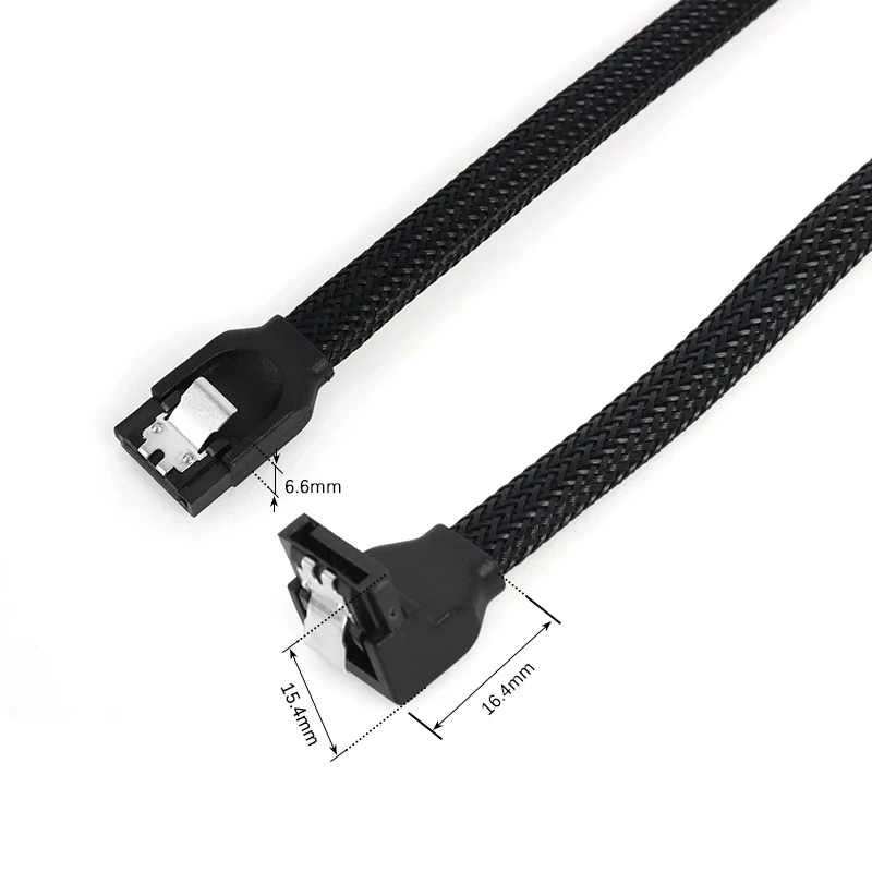 SATA Cable 3.0 To Hard Disk Drive SSD HDD Sata 3 Cable For Asus MSI Gigabyte Motherboard High Speed Cable Straight Right-angle