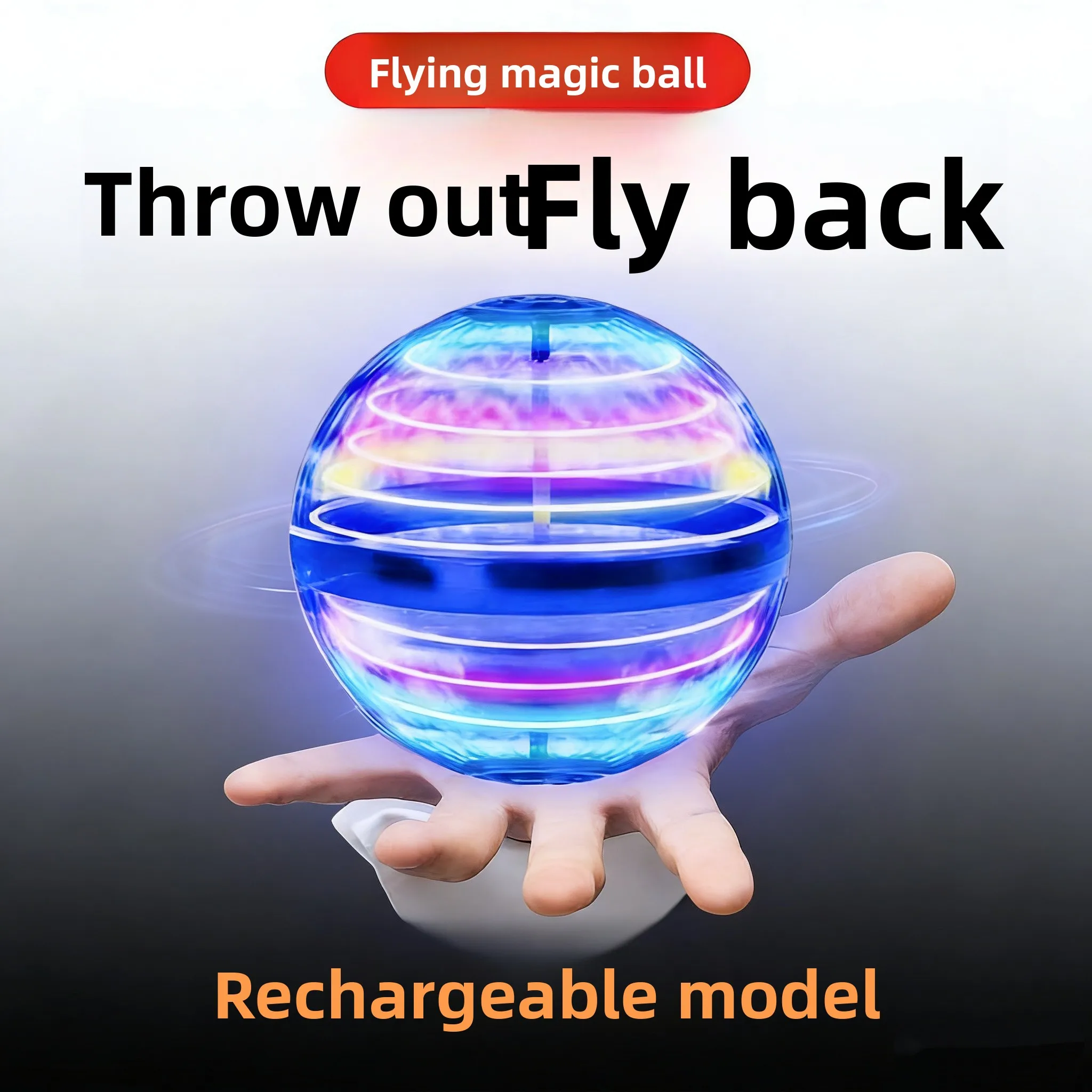 Rotation Induction Flying Ball Magic Intelligent Flying Ball To Magic Magnetic Levitation Black Decompression Accessories