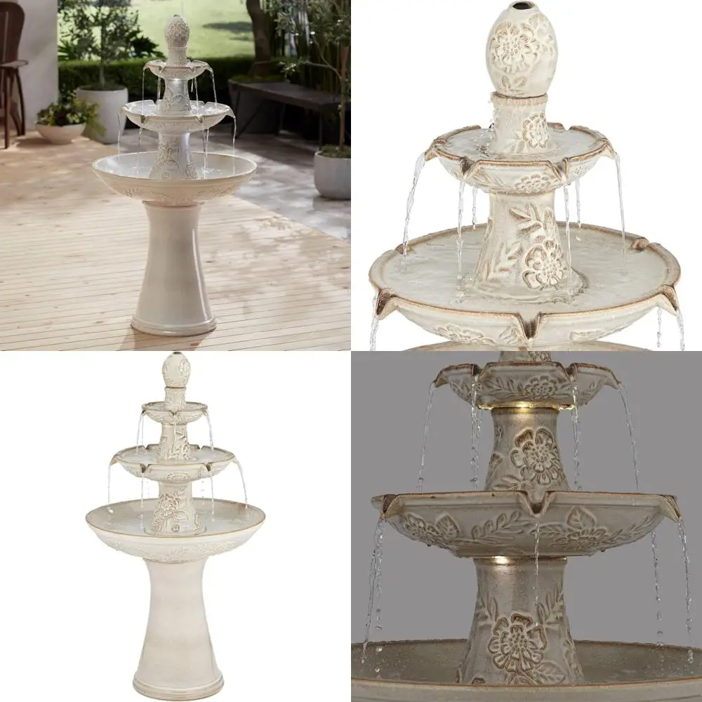italian outdoor decor ceramic floor fountain, 45
