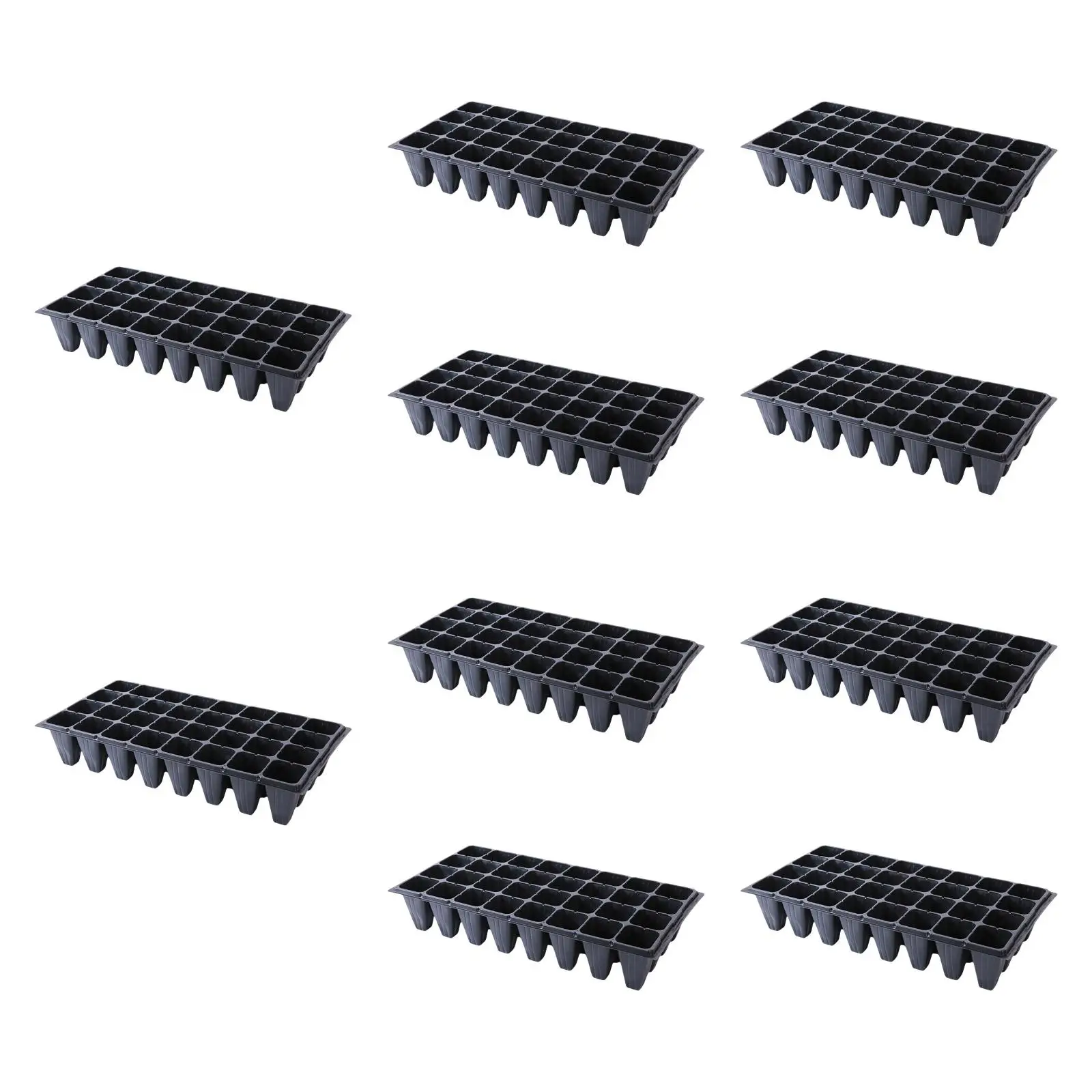 

Seedling Nursery Tray PP Material Rectangular Propagation Seed Tray for Home Gardening Greenhouse Planting
