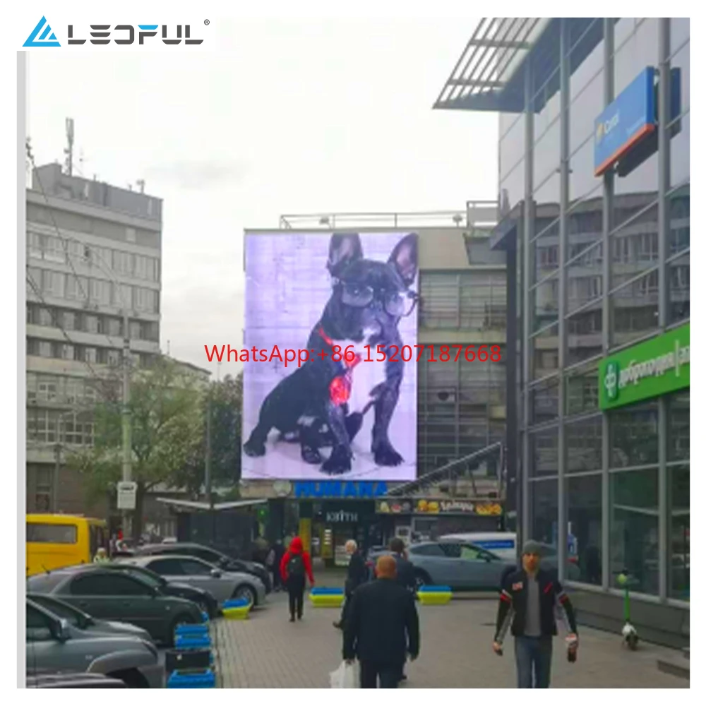 Fast Installation 4K Indoor Ultra-Thin Adhesive Mesh DIP P 7.82 Transparent LED Display