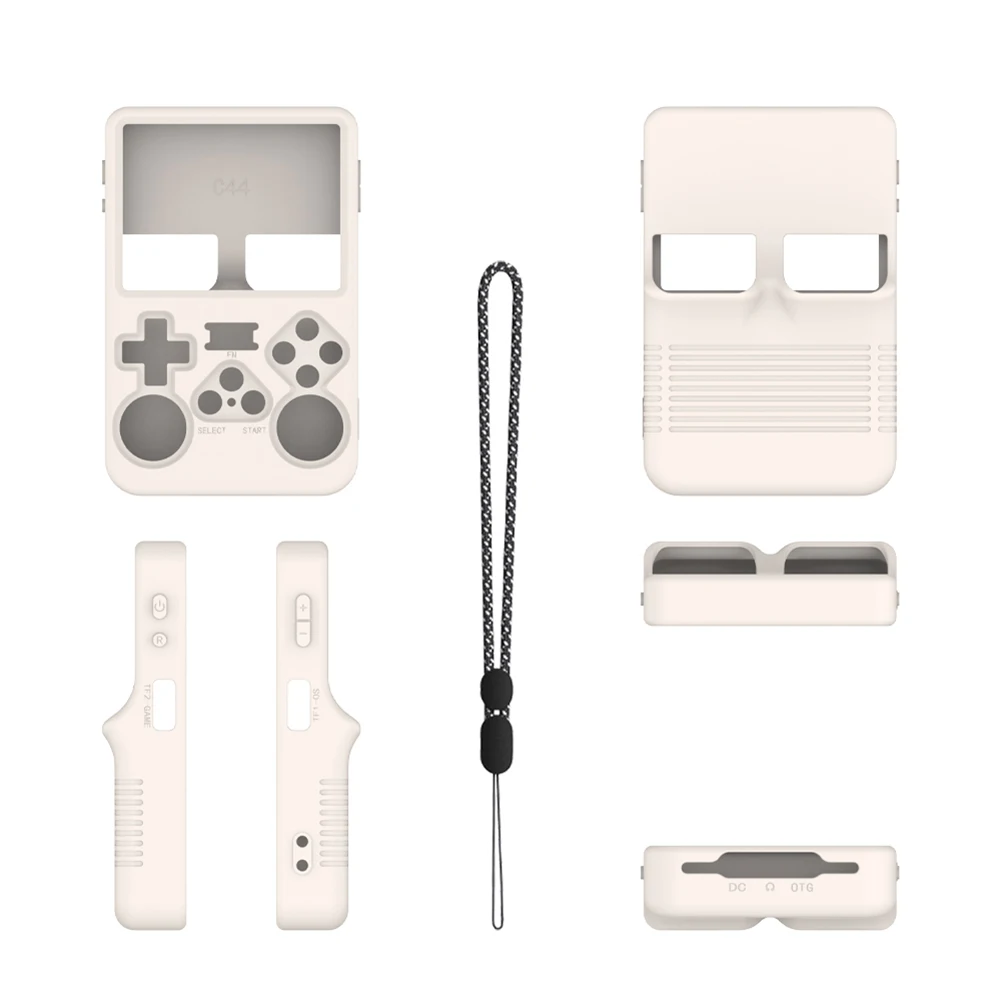 حافظة من السيليكون حافظة واقية مضادة للصدمات ومضادة للخدش وغطاء حماية من الجلد الناعم لوحدة تحكم ألعاب ANBERNIC R36S