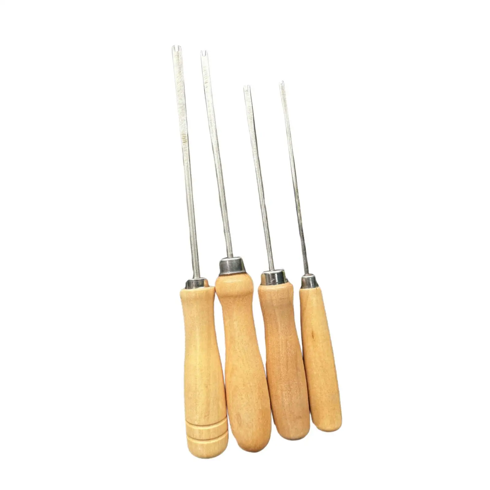 4 Pieces Soft Toy Stuffing Pins Crochet Tool Handicrafts Tool Ergonomic Stuffing Tool for Stuffed Toy Beginner DIY Projects