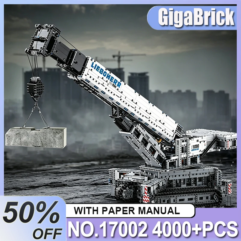 

Mould King 17002 Mechanical Excavator Model Building Blocks Educational Bricks Creative DIY Toys Christmas Birthday Gift