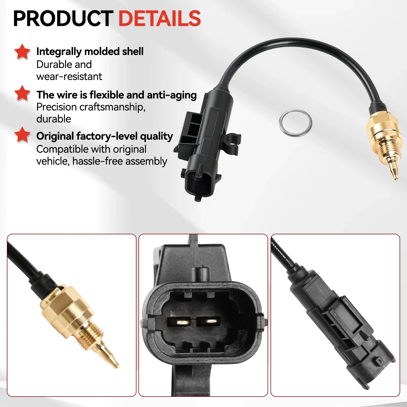 Engine Oil Coolant Temperature Sensor 68088241AA For Jeep Cherokee Compass Renegade Chrysler 200 Fiat 68119586AA