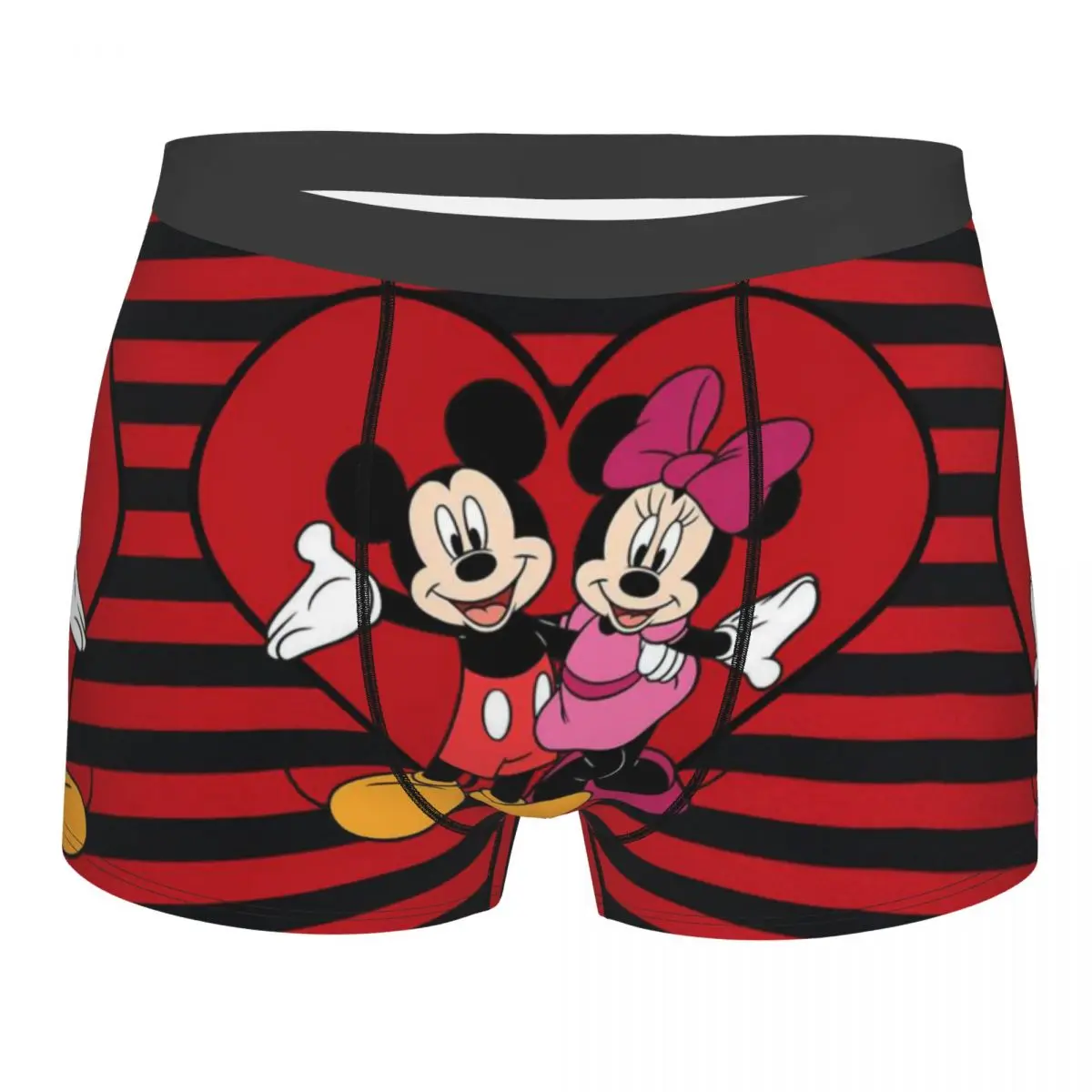 

Custom Male Fashion Minnie Mouse Underwear Mickey Boxer Briefs Breathable Shorts Panties Underpants