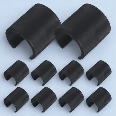 

10pcs Corner Flag Buckles Plastic Soccer Training Pole Clips For Field Marking Football Practice Equipment Yard Flag Pole Clamps