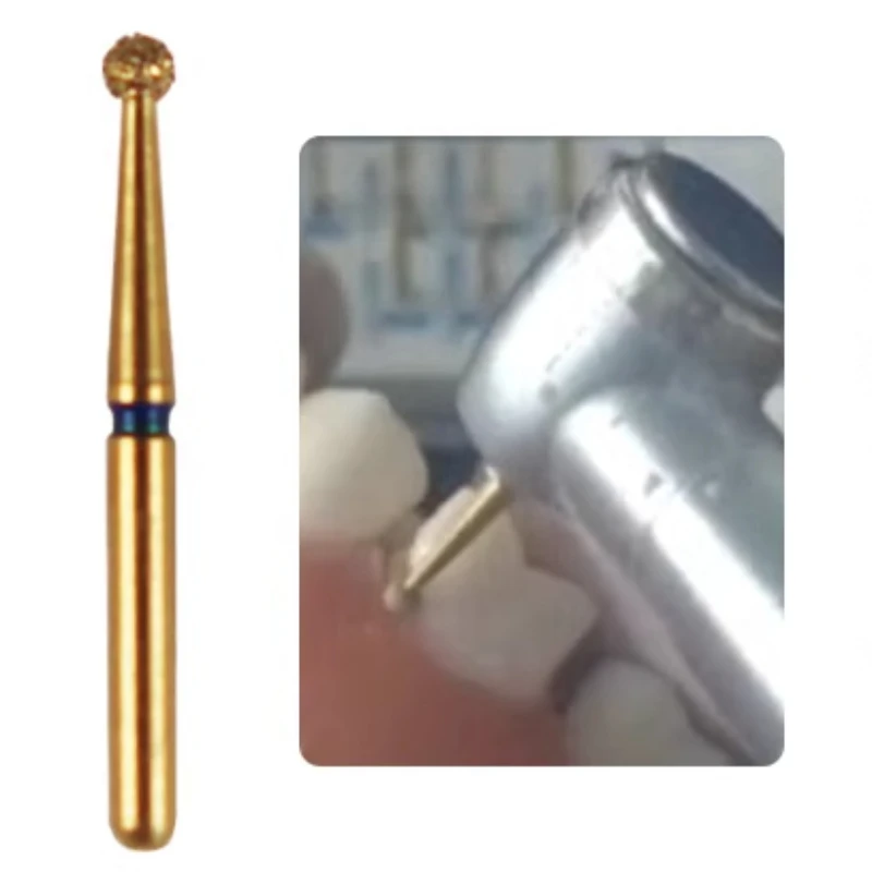 

5Pcs BR Series Dental Ball Drill High Speed Teeth Preparation Needle Fixed Depth Perforation Type Tooth Decay Opening Marrow