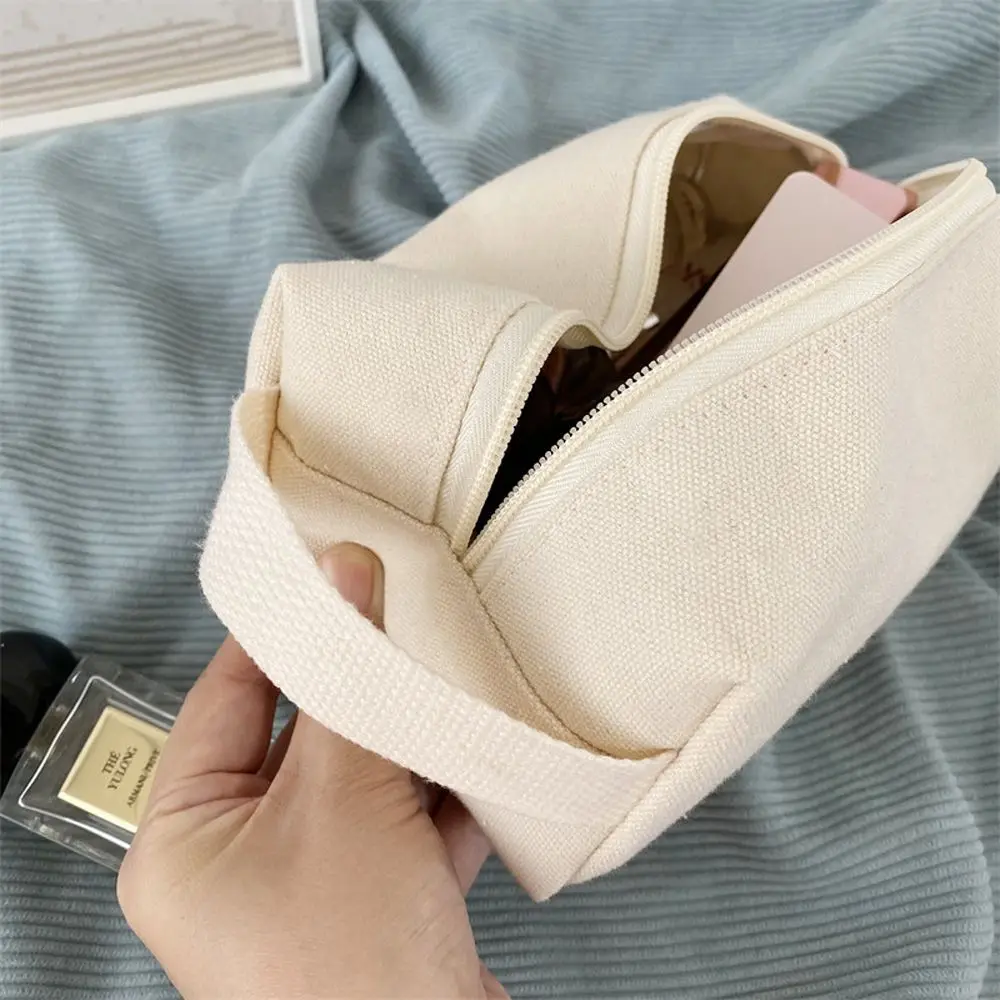 Grande capacidade Zipper Makeup Bag para mulheres, Bolsa de lavagem, Sacos De Armazenamento Coreano, Saco De Higiene Pessoal, Sacos Cosméticos, Saco de papelaria para estudantes