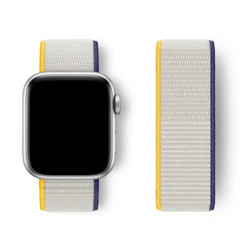 Armband für Apple Watch 10 11 Band 42 mm 46 mm 45 mm 44 mm 41 49 mm 40 mm Sportschlaufenarmband Correa iWatch Serie 8 9 7 6 5 4 SE Ultra