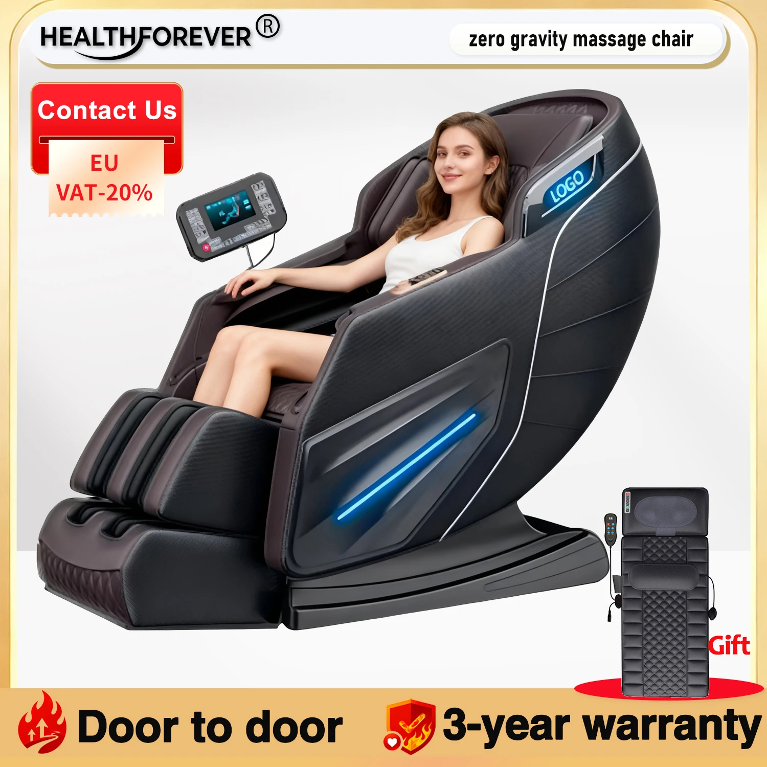 

Роскошное массажное кресло для массажа шиацу 4D SLTrack для всего тела 3-летняя гарантия Электрические массажные кресла для всего тела с нулевым гравитационным нагревом