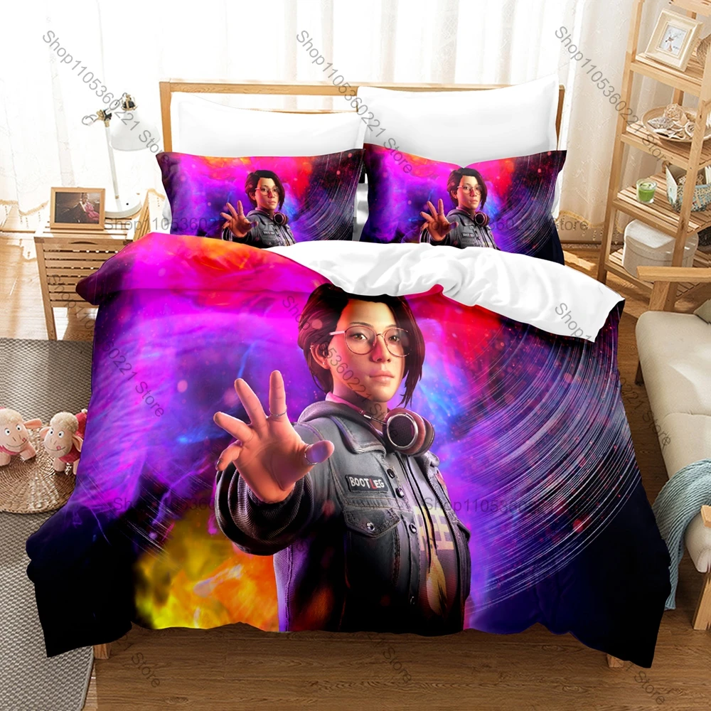 Personality Life Is Strange True Colors Bedding Set New Alex Chen Print Duvet Cover Pillowcase Soft Bedroom Decor Single Double