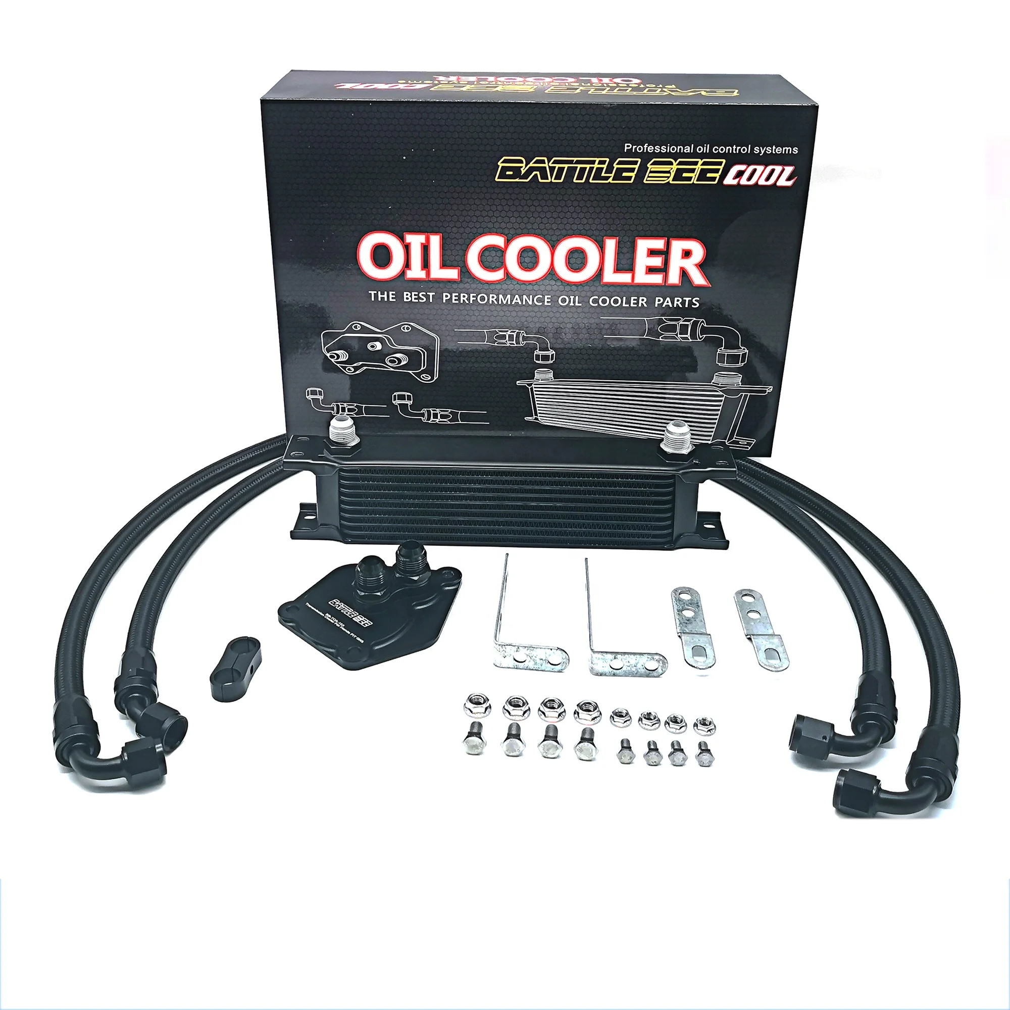 

Engine Performance Modification Constant Temperature Radiator Oil Cooling Kit For Honda Fit GK5 Gearbox Cooling Equipment