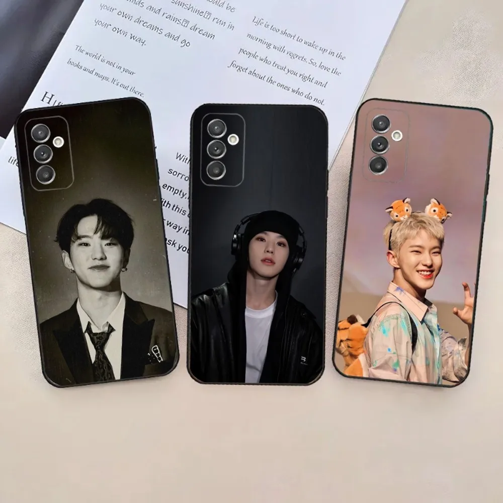 H-Hoshi Kwon S-Soonyoung Phone Case For Samsung Galaxy A20,A21s,A22,A31,A32,A52,A53,A72,73,A80,A91 Soft Black Phone Cover