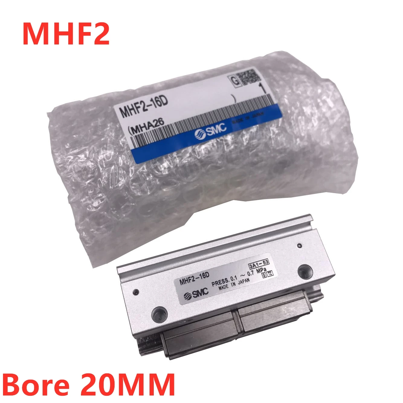 MHF2 MHF2-20D SMC MHF2-20D1 MHF2-20D2 MHF2-20DR MHF2-20D1R MHF2-20D2R Air Gripper Pneumatic Linear Cylinder Electric Parallel