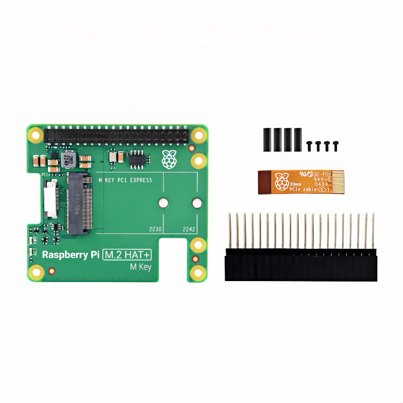 Raspberry Pi 5 com PCIe para M.2 NVMe SSD, HAT + Board, Oficial, Original