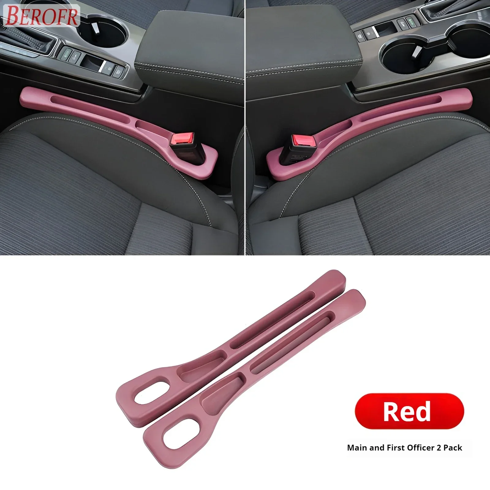 Tira de enchufe de costura lateral de relleno de espacio de asiento de coche con tira de relleno a prueba de fugas de ranura para Toyota 	 Coche RAV4 Camry 40 Corolla Prius C-HR