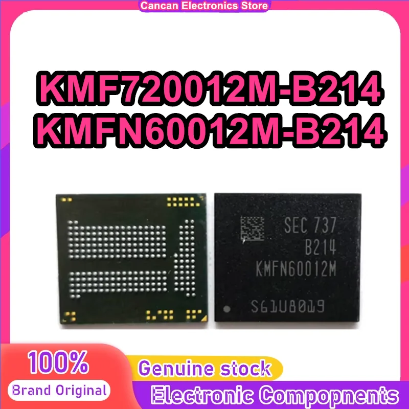KMF720012M-B214 KMFN60012M-B214 emcp BGA221 8G 8+1 font library IC New Original in Stock