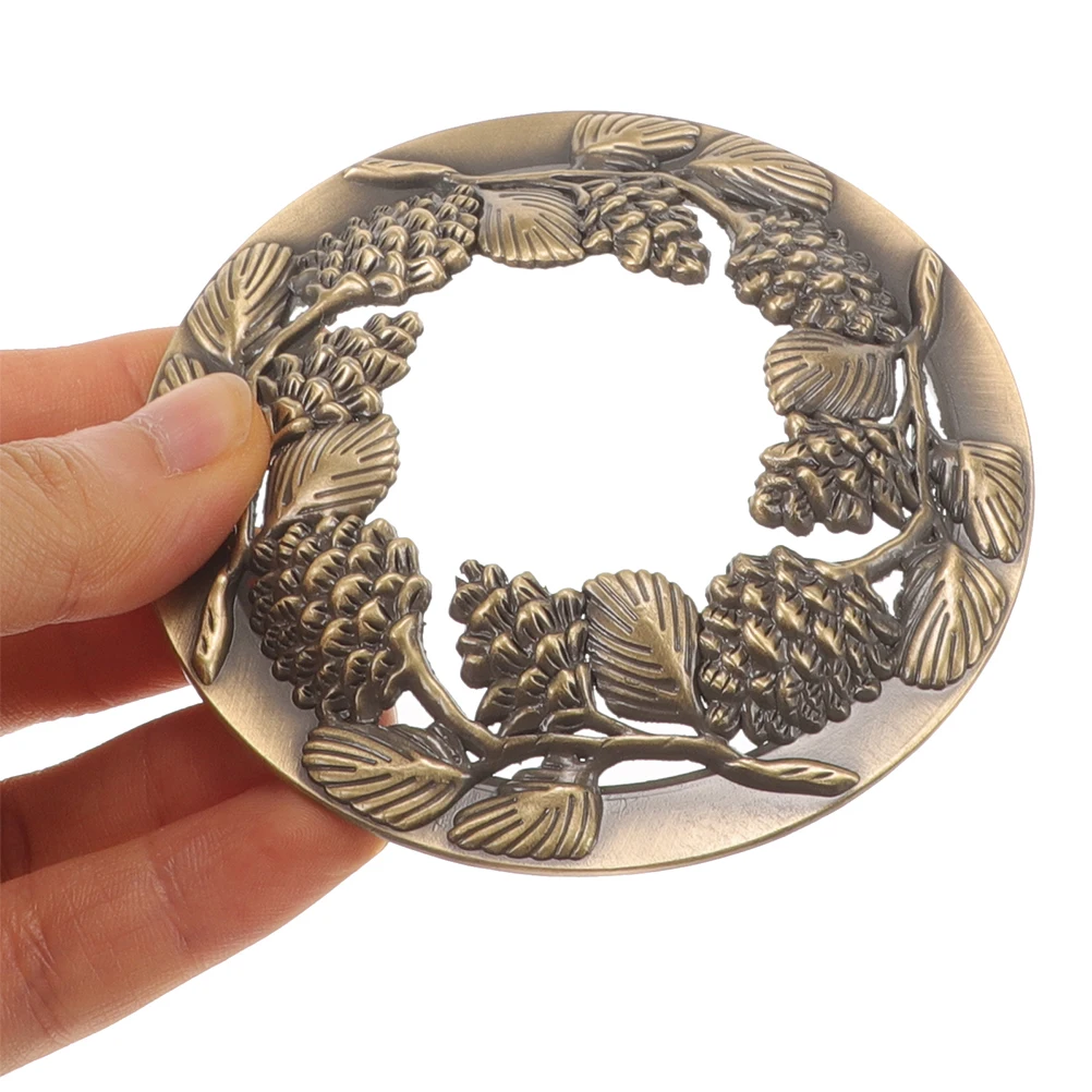 

2pcs Scented Cover Hollow Jar Lid Covers Metal Embedded Design Extended Burn Safe Home Decor Present Choice Versatile